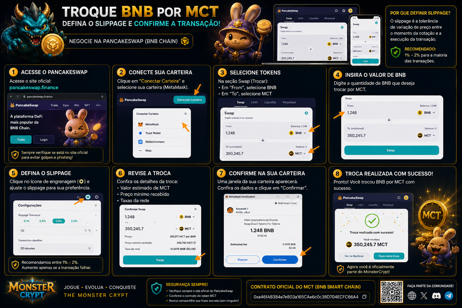 Trocar BNB por MCT Tutorial
